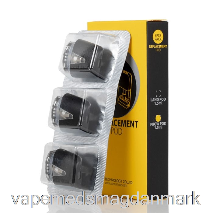 Vape Uden Nikotin Obs Prow Replacement Pods 1,5ml Pods
